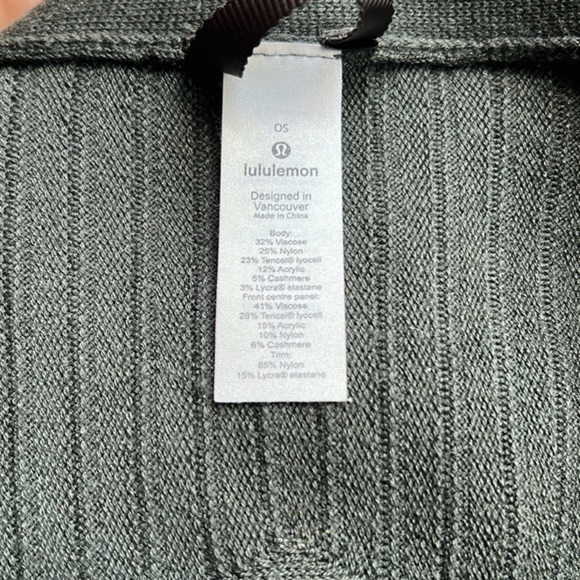 Lululemon Cashmere Wrap Cardigan Green Cozy Winter Sweater - Picture 10 of 16